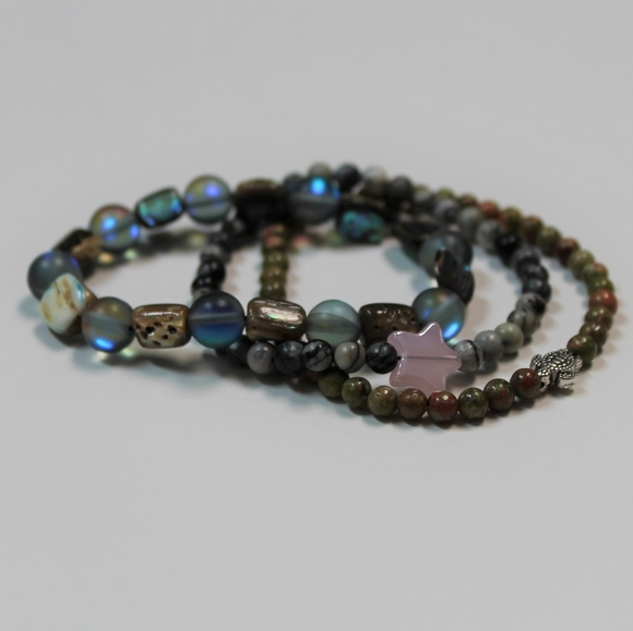 Handmade Bracelets, Set of 3 - Picture 5 of 5